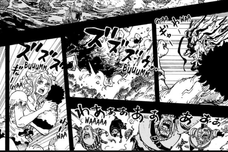 ONE PIECE「ワンピース」第1165話RAW版・ネタバレ、ガープとロジャー、ゼベックとの対決に備える