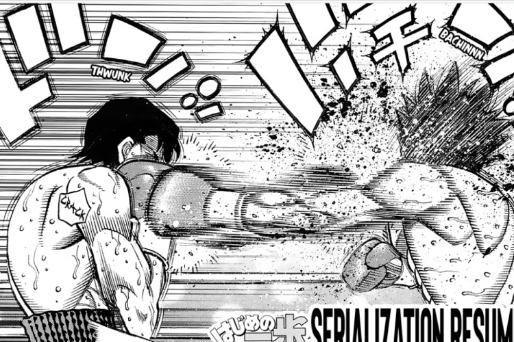 漫画HAJIME NO IPPO「はじめの一歩」1513話RAW版・ネタバレ、恐ろしい第4ラウンド！
