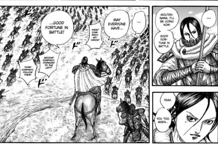 マンガ『キングダム』854話読む方法【全巻】王彬は攻撃態勢を整えている
