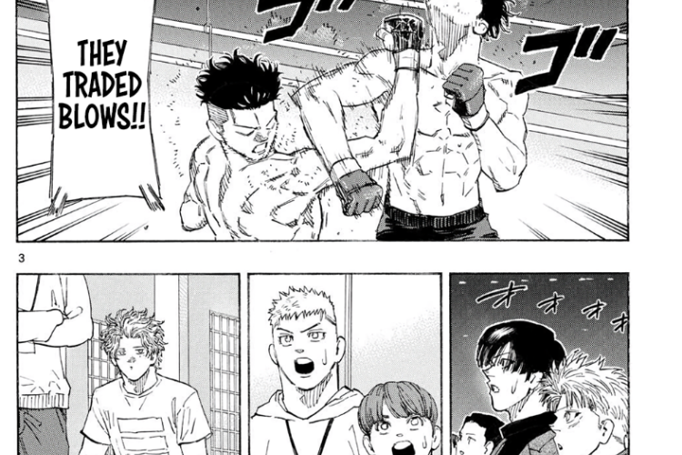 漫画 RED BLUE「レッドブルー」184話ネタバレ＆読む方法、リング上のスリリングな試合