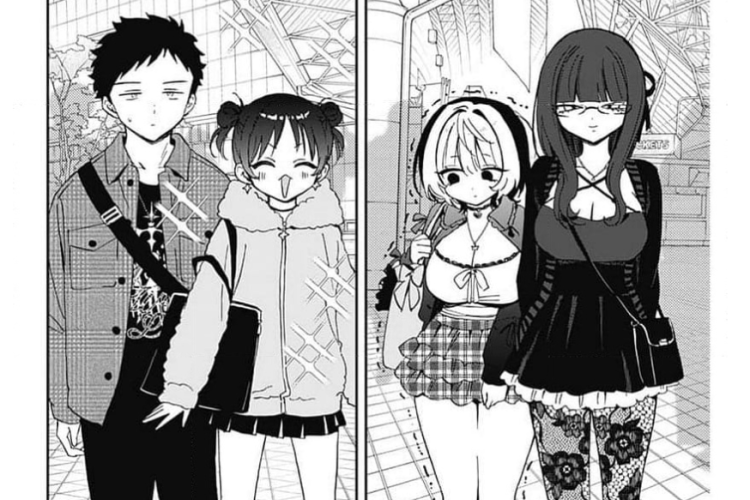 マンガ『のあ先輩はともだち』102話RAW版・読む方法 二組の恋人の親密さ