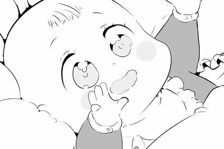 漫画『転生したら第七王子だったので、気ままに魔術を極めます』第211話なんてかわいい赤ちゃんなんだ