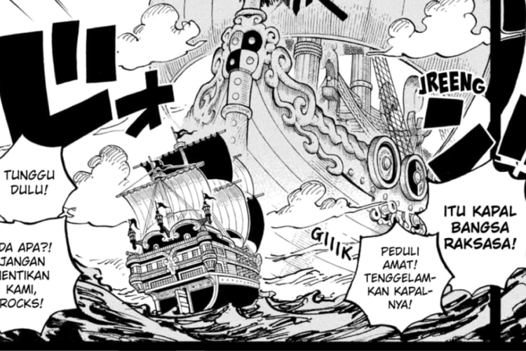 ONE PIECE【ワンピース】第1161話RAW版・読む、ゴッドバレーのドラゴン事件