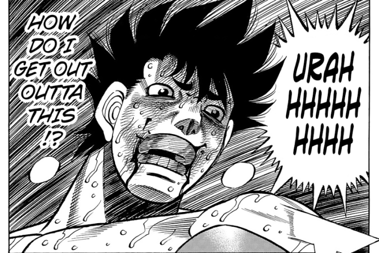 漫画 HAJIME NO IPPO「はじめの一歩」第1503話ネタバレ、拳闘がリングで熱く激化する