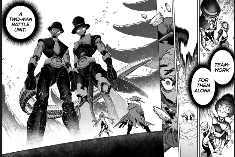 漫画ガチアクタ第1495話 RAW版・読書リンク、緊張感あふれるパフォーマンス