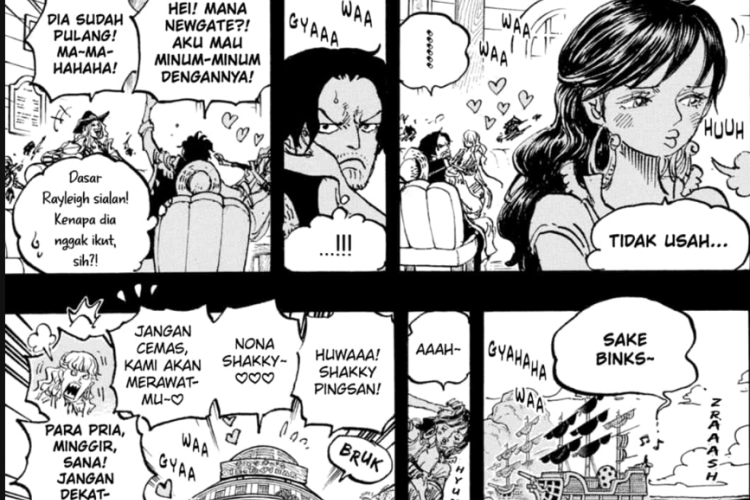 漫画『ワンピース (ONE PIECE)』第1160話日本語版&読む方法、神々の谷の事件が明るみに出る