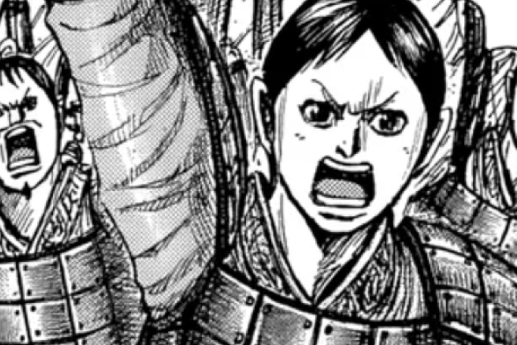 マンガ キングダム『Kingdom』第854話、兵士たちに勝利の動機を与える