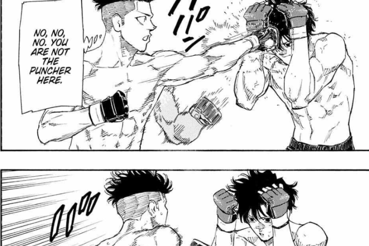 マンガレッドブルー「Red Blue」183話日本語版&読む方法、ボクシングのリングで緊張が高まる